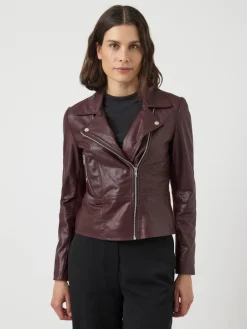naisten nahkatakki, YASSOPHIE LEATHER JACKET>Y.A.S Clearance