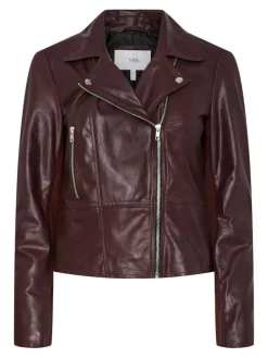 naisten nahkatakki, YASSOPHIE LEATHER JACKET>Y.A.S Clearance