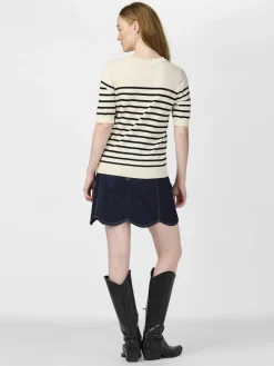 naisten neule, YASLENA SS KNIT PULLOVER S. n><noscript><img width=