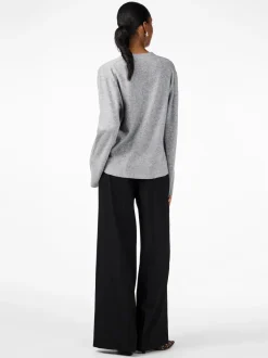 Naisten Neuletakki, YASEMILIE LS CARDIGAN KNIT S. NOOS Grafiitti>Y.A.S