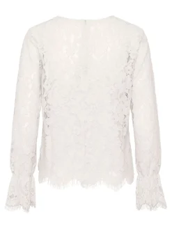 naisten paita, YASPERLA LS LACE TOP S><noscript><img width=