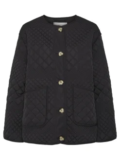 naisten tikkitakki YASLAURIE LS Padded Jacket S., musta><noscript><img width=